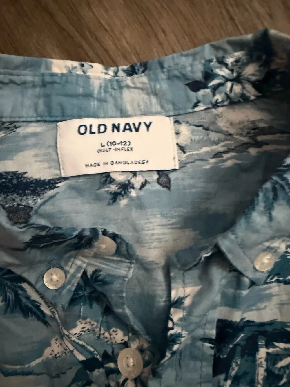 Old Navy Hawaiian Button-up Shirt